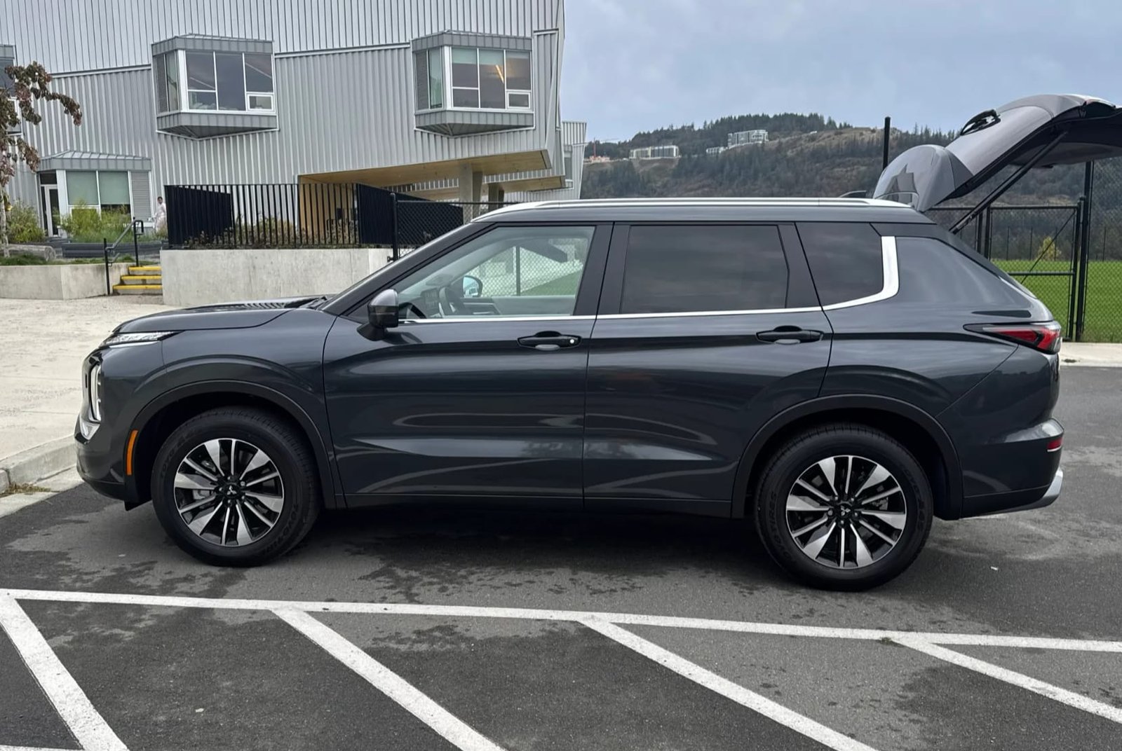 Gray 2025 Mitsubishi Outlander SE SUV Rental Langford